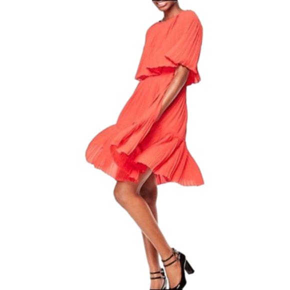 𝅺❤️ Kate Spade Pleated Cape Dress - size 00​ - Picture 1 of 6